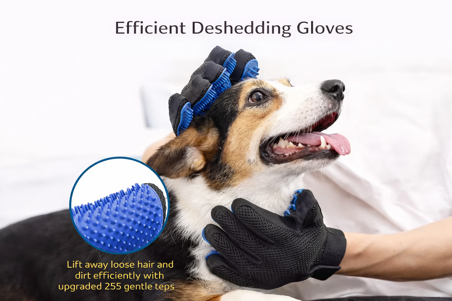 PetGleam Grooming Glove 🐾 | Gentle Fur Remover for Cats & Dogs