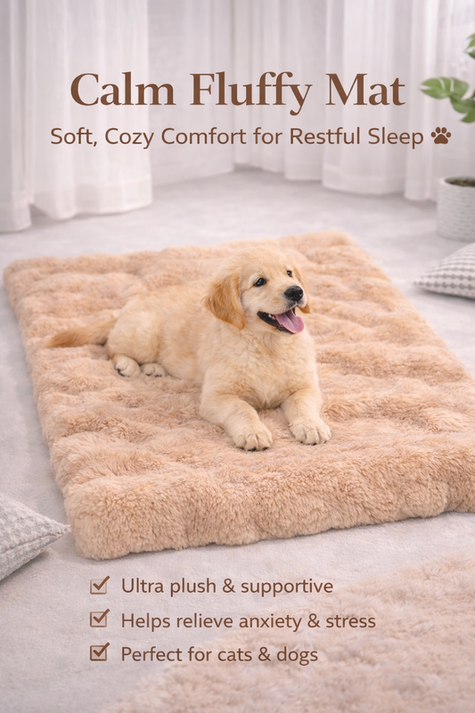 Calm Fluffy Mat  🐾 | Soft Cozy Comfort for Dogs & Cats