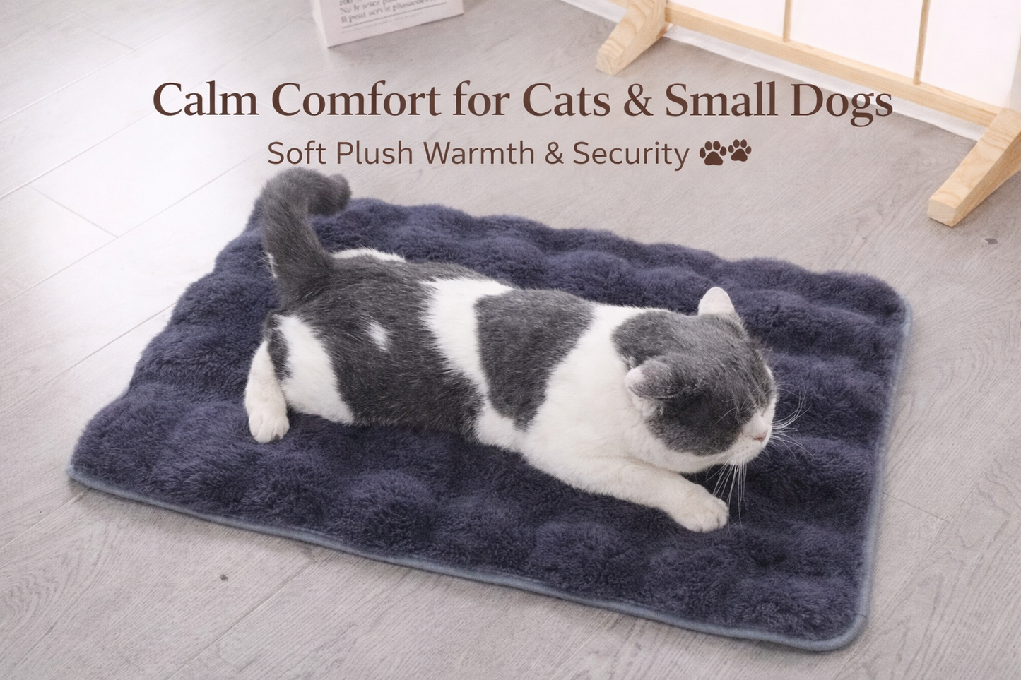 Calm Fluffy Mat  🐾 | Soft Cozy Comfort for Dogs & Cats