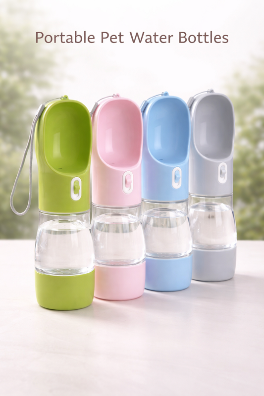 Portable Pet Water Bottle 🐾 | Leakproof Travel Dispenser for Dogs & Cats